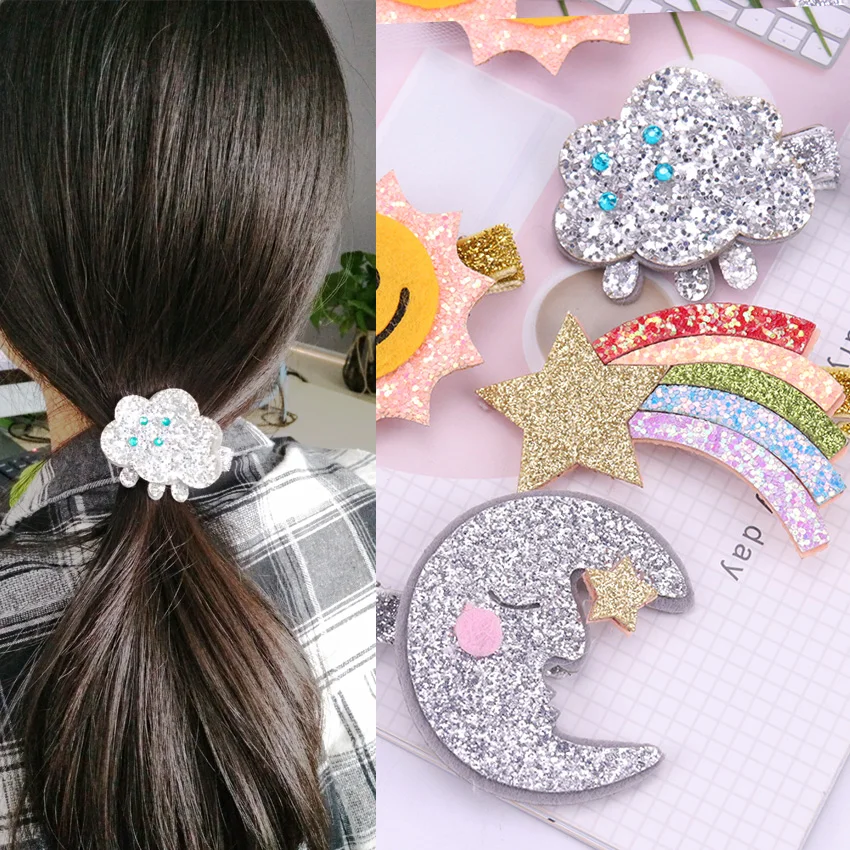 1PC Glitter Rainbow Moon Cloud Hair Clips for Girls Fashion Kids Hairpins Barrettes Cartoon Hairgrip Hair Accessories
1PC Glitter Rainbow Moon Cloud Hair Clips for Girls Fashion Kids Hairpins Barrettes Cartoon Hairgrip Hair Accessories