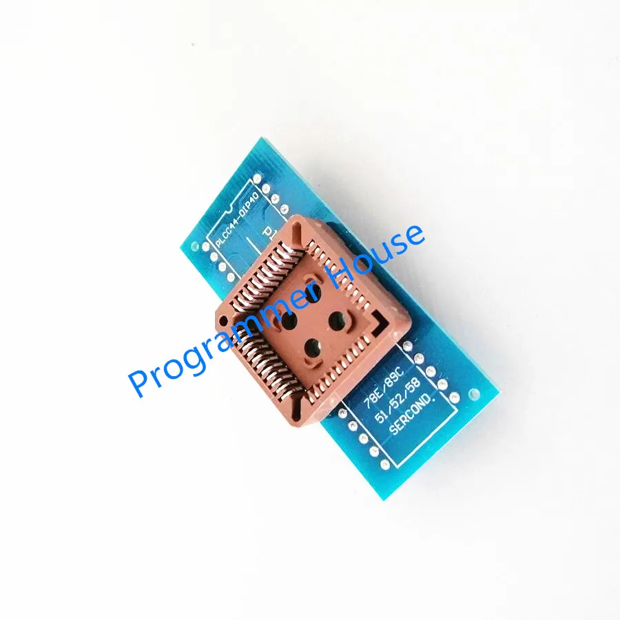 Free shipping PLCC Adapter PLCC44 to DIP40 for USB universal Programmer Socket for TL866CS/TL866A/EZP2010/TL866II Plus
Free shipping PLCC Adapter PLCC44 to DIP40 for USB universal Programmer Socket for TL866CS/TL866A/EZP2010/TL866II Plus