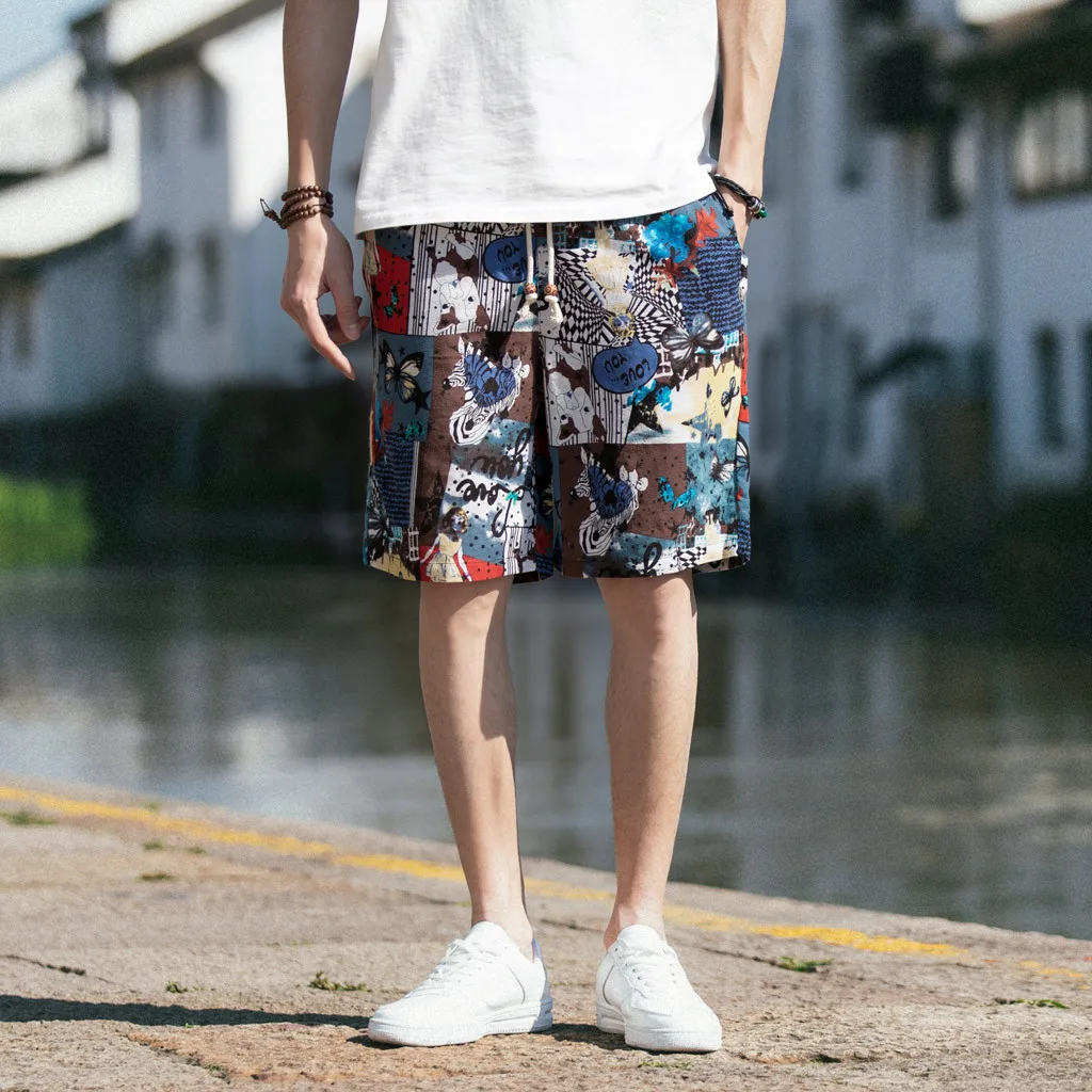 Summer Wide-breasted Harem Men Shorts Cotton Linen Wide-leg Breathable Beach Shorts Casual Male Short Pants spodenki meskie
Summer Wide-breasted Harem Men Shorts Cotton Linen Wide-leg Breathable Beach Shorts Casual Male Short Pants spodenki meskie