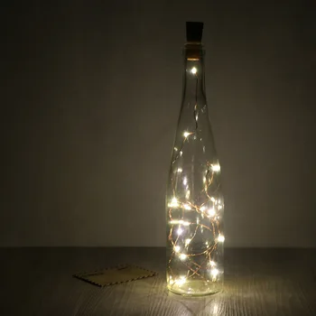 2m/6.5ft 20-LED Copper Wire String Light with Bottle Stopper for Glass Craft Bottle Fairy Lamp Valentines Wedding Party Xmas
2m/6.5ft 20-LED Copper Wire String Light with Bottle Stopper for Glass Craft Bottle Fairy Lamp Valentines Wedding Party Xmas