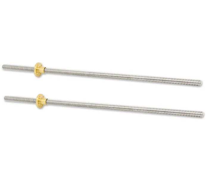 5 sets/lot RepRap 3D Printer THSL-500-8D T-type stepper motor Lead Screw Dia 8MM Thread 8mm Length 500mm with Copper Nut
5 sets/lot RepRap 3D Printer THSL-500-8D T-type stepper motor Lead Screw Dia 8MM Thread 8mm Length 500mm with Copper Nut