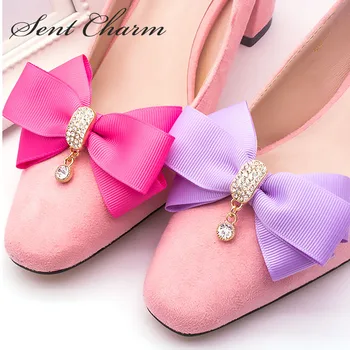 SENTCHARM Classical Elegant Shoes Accessories For Women's Shoes Detachable Bowknot Crystal Shoes Decoration
SENTCHARM Classical Elegant Shoes Accessories For Women's Shoes Detachable Bowknot Crystal Shoes Decoration