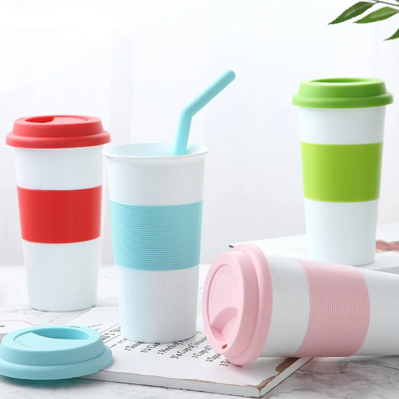 Creative Ceramics Coffee Mug With Silicon lid Coffee Cup Drinkware Porcelain Ceramic Tea Milk Juice Coffee Mug Cup Water Bottle
Creative Ceramics Coffee Mug With Silicon lid Coffee Cup Drinkware Porcelain Ceramic Tea Milk Juice Coffee Mug Cup Water Bottle