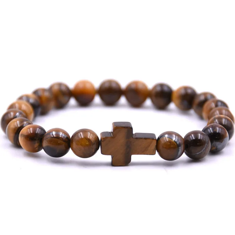 DIEZI Yoga Men 8mm Natural Tiger Eyes Beads Buddha Yoga Bracelet Cross Charm Strand Bracelet For Women Fashion 2018 New
DIEZI Yoga Men 8mm Natural Tiger Eyes Beads Buddha Yoga Bracelet Cross Charm Strand Bracelet For Women Fashion 2018 New