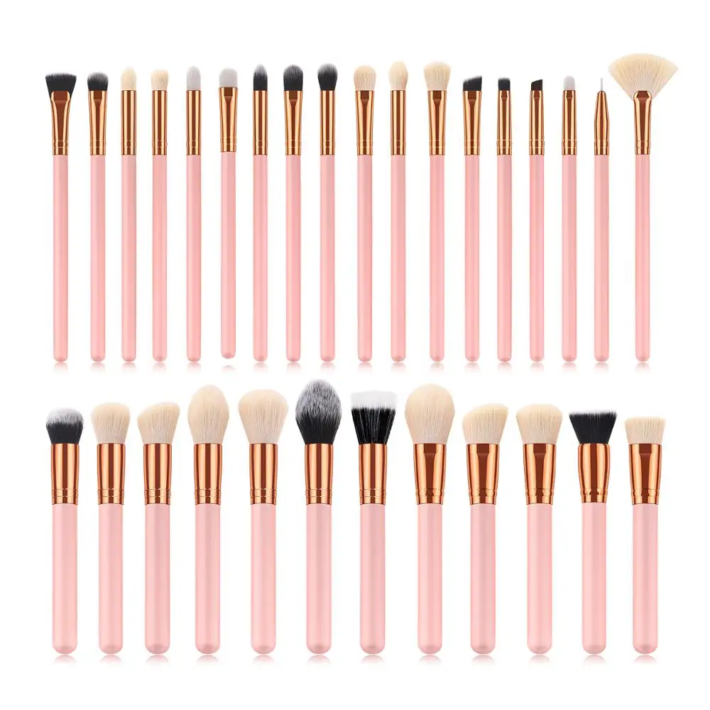 30 Pcs Wooden Professional Makeup Brushes Set Foundation Powder Eyeshadow Blending Cosmetic Beauty Make Up Brushes Tools Kit
30 Pcs Wooden Professional Makeup Brushes Set Foundation Powder Eyeshadow Blending Cosmetic Beauty Make Up Brushes Tools Kit