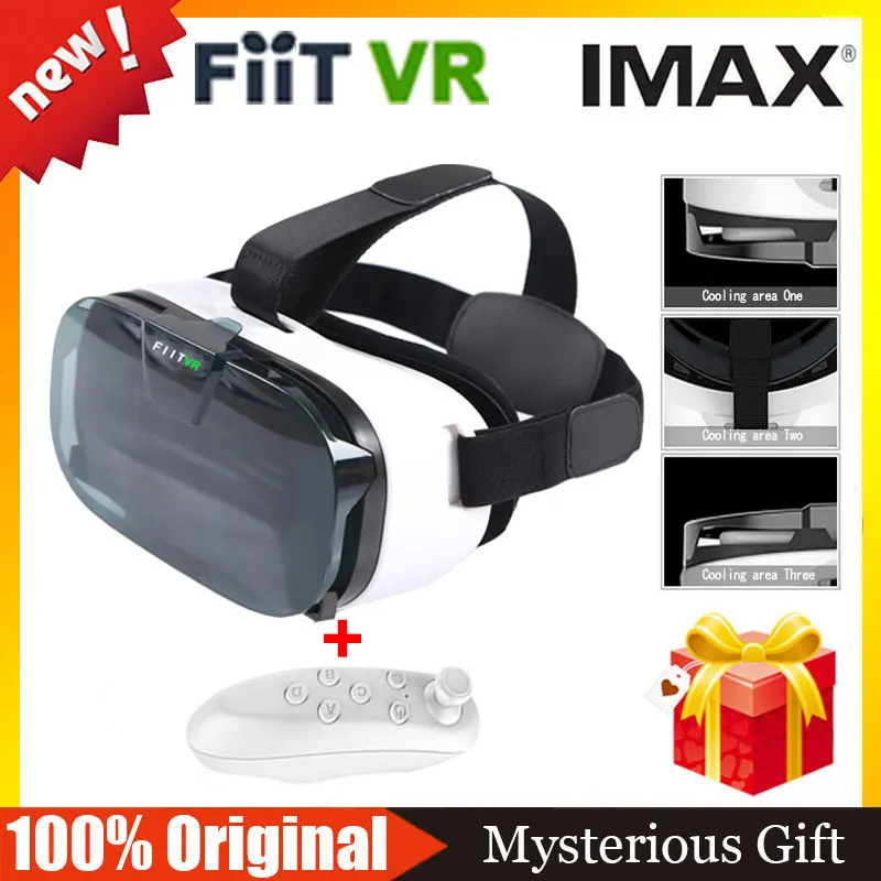 Новый fiit VR 2N Google cardboard версия виртуальной реальности 3D очки коробка Сяо Чжай Bobo +