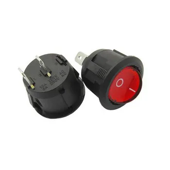 20pcs Round rocker switch red rocker on-off button 2 pins 6A 250V switches NEW wholesale price
20pcs Round rocker switch red rocker on-off button 2 pins 6A 250V switches NEW wholesale price