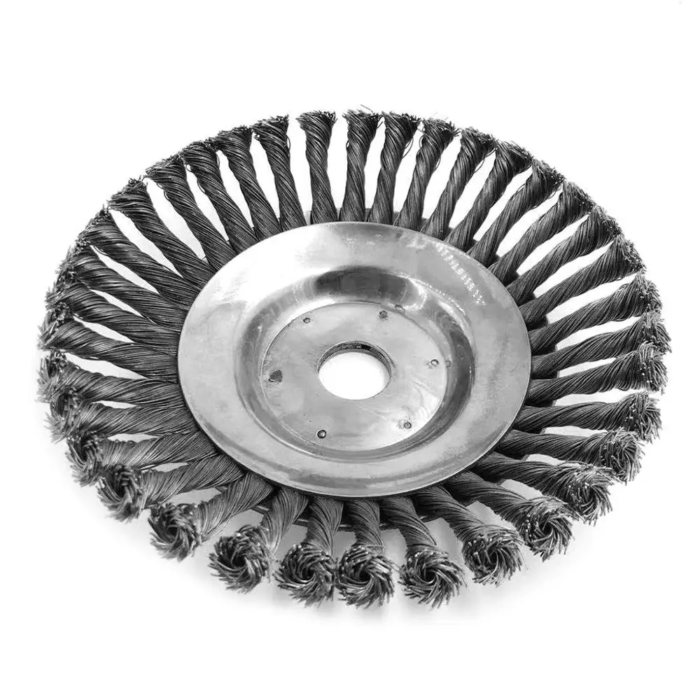 8 Inch Steel Wire Wheel Garden Weed Brush Lawn Mower Grass Eater Trimmer Brush Cutter Tools Parts
8 Inch Steel Wire Wheel Garden Weed Brush Lawn Mower Grass Eater Trimmer Brush Cutter Tools Parts