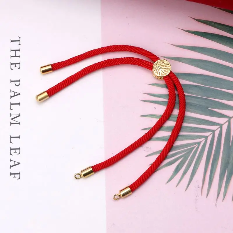 Good Luck Handmade Red String Bracelet DIY Slider Chain Kabbalah Jewelry Making Hand rope
Good Luck Handmade Red String Bracelet DIY Slider Chain Kabbalah Jewelry Making Hand rope