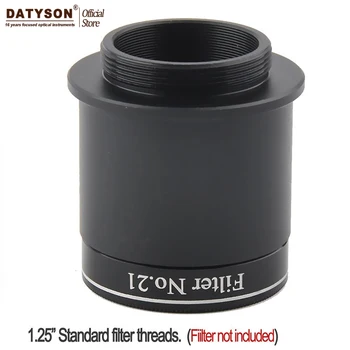1.25 Inch to C Mount Camcorder Adapter converter Attach C/CS mount CCTV Camera to the Telescope with 1.25" Filter Threads
1.25 Inch to C Mount Camcorder Adapter converter Attach C/CS mount CCTV Camera to the Telescope with 1.25" Filter Threads
