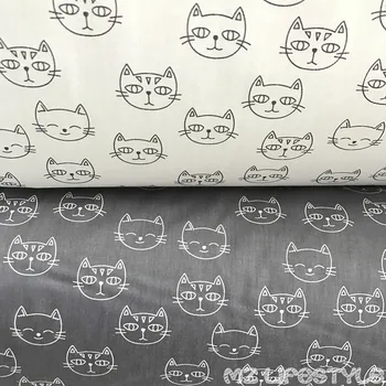 Cats printed fabric Cotton Fabric quilting Baby Cloth Kids bedding patchwork tissue home Textile Sewing fabric
Cats printed fabric Cotton Fabric quilting Baby Cloth Kids bedding patchwork tissue home Textile Sewing fabric
