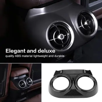 For Alfa Romeo Stelvio 2017 2018 Carbon Fiber Car Interior Rear Row Seat Air Conditioner Outlet Trim Cover Frame Car Accessories
For Alfa Romeo Stelvio 2017 2018 Carbon Fiber Car Interior Rear Row Seat Air Conditioner Outlet Trim Cover Frame Car Accessories
