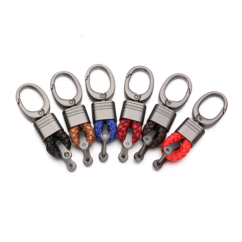 1 Piece Hand Woven Horseshoe Buckle Car Keychain Keyring Auto Car Key Chain Rings Holder For Audi BMW Benz Mazda Toyota Renault
1 Piece Hand Woven Horseshoe Buckle Car Keychain Keyring Auto Car Key Chain Rings Holder For Audi BMW Benz Mazda Toyota Renault