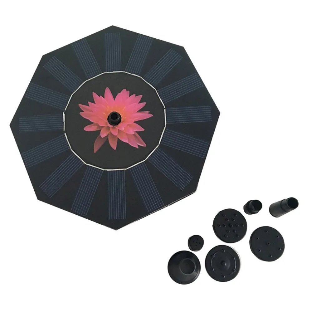 Octagonal-shaped Solar Power Fountain Water Pump Solar Floating Drifting Panel Pool Plants Watering Garden Fountain Pump
Octagonal-shaped Solar Power Fountain Water Pump Solar Floating Drifting Panel Pool Plants Watering Garden Fountain Pump