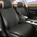2018 brand new arrival car neck pillows both side pu leather single headrest fit for most cars filled fiber universal car pillow