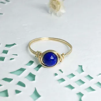 14kt Ring 2pcs Handmade natural Lapis lazuli Wire Wrapped Minimalist ring,do not fade ring for girl jewelry Bridesmaid Gift
14kt Ring 2pcs Handmade natural Lapis lazuli Wire Wrapped Minimalist ring,do not fade ring for girl jewelry Bridesmaid Gift