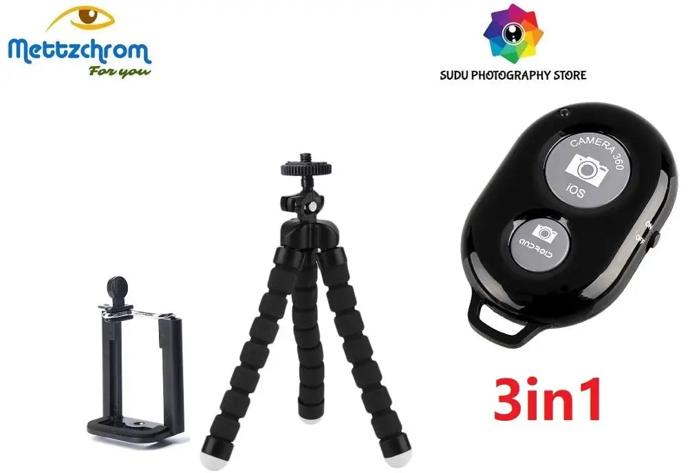 Mini Flexible Octopus Tripod for iPhone Samsung Xiaomi Huawei Phone 3in1 2in1 bluetooth remote control
Mini Flexible Octopus Tripod for iPhone Samsung Xiaomi Huawei Phone 3in1 2in1 bluetooth remote control