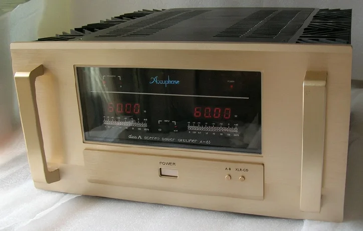 

N-001 A-65 Class A Power amplifier 60W*2 40*Sanken MJD20/MLE20 Field Effect Transistor 400000UF 1500W EI Type Transformer