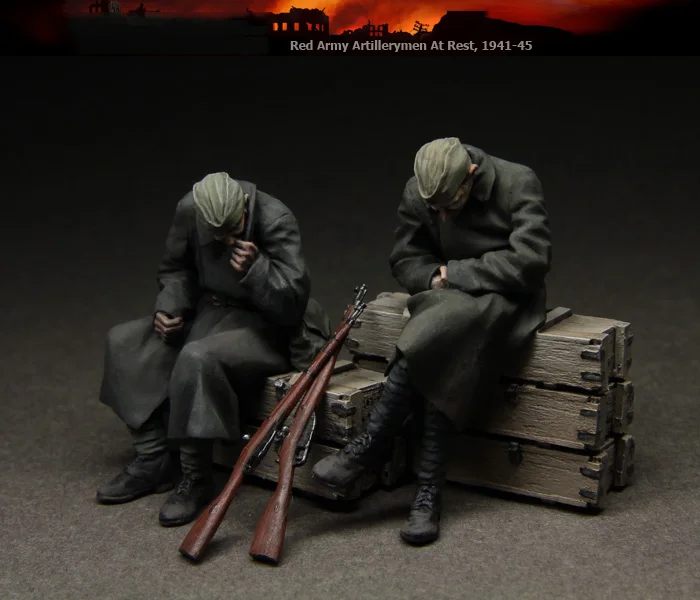 New Unassembled 1/ 35 Red Army Artillerymen At Rest Figure Resin Kit DIY Toys Unpainted kits
New Unassembled 1/ 35 Red Army Artillerymen At Rest Figure Resin Kit DIY Toys Unpainted kits