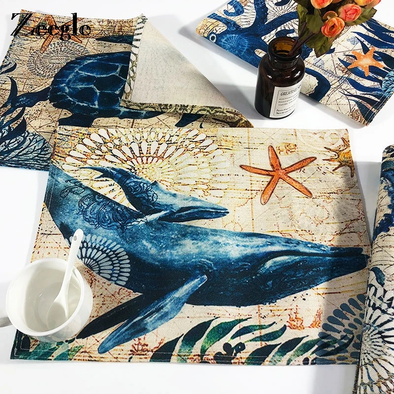 Zeegle Coasters Kitchen Dining Bar Table Mat Pad Marine Life Pattern Placemat Coffee Table Cup Mat Drink Coasters
Zeegle Coasters Kitchen Dining Bar Table Mat Pad Marine Life Pattern Placemat Coffee Table Cup Mat Drink Coasters