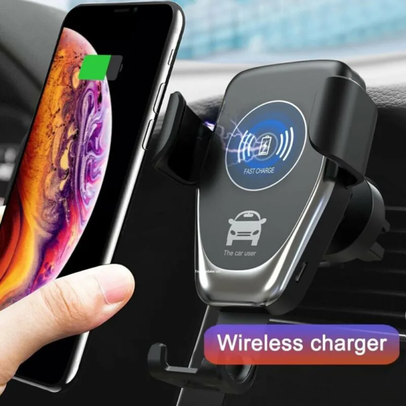 360-degree Rotating Gravity Induction Car Wireless Charging Stand Mobile Phone Outlet Card Button Mobile Phone Holder Black
360-degree Rotating Gravity Induction Car Wireless Charging Stand Mobile Phone Outlet Card Button Mobile Phone Holder Black