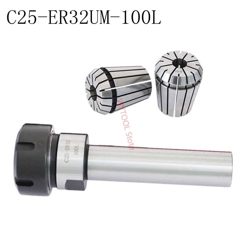 1 set of C25-ER32UM-100L chuck holder extension rod / rod straight shank with chuck, ER32 9PCS for CNC milling
1 set of C25-ER32UM-100L chuck holder extension rod / rod straight shank with chuck, ER32 9PCS for CNC milling