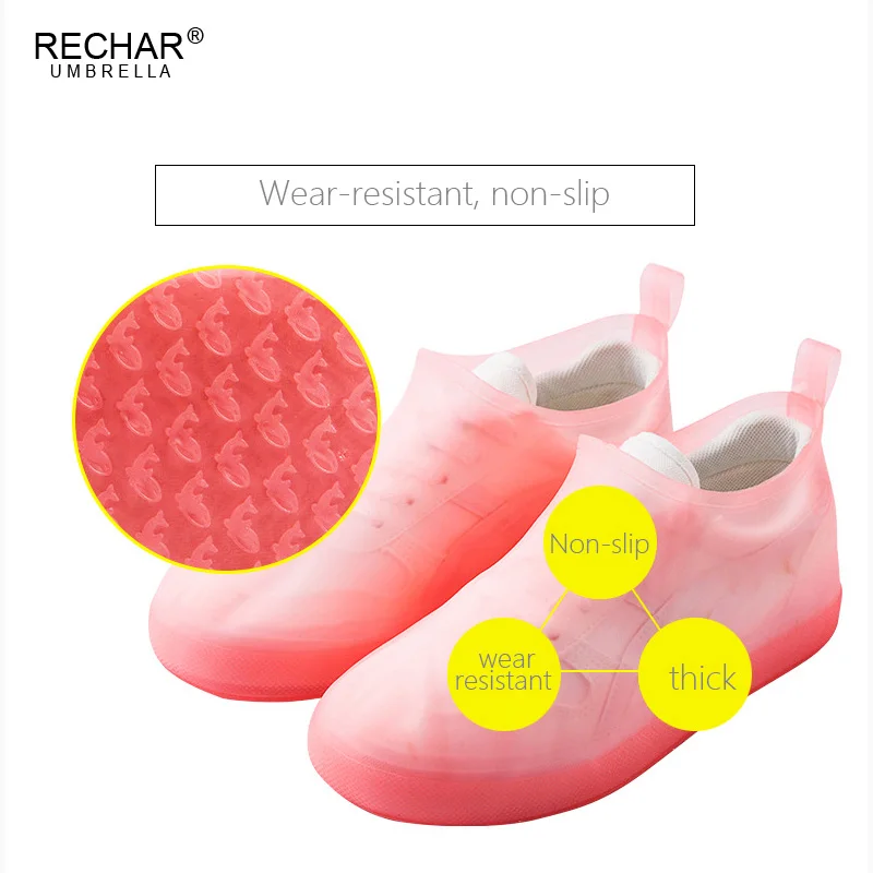 New Waterproof Non-slip Shoe Men Women Cover Shoes Elasticity Latex Rain Cover Easy Carry Overshoe Tear Resistant Boot Protector
New Waterproof Non-slip Shoe Men Women Cover Shoes Elasticity Latex Rain Cover Easy Carry Overshoe Tear Resistant Boot Protector