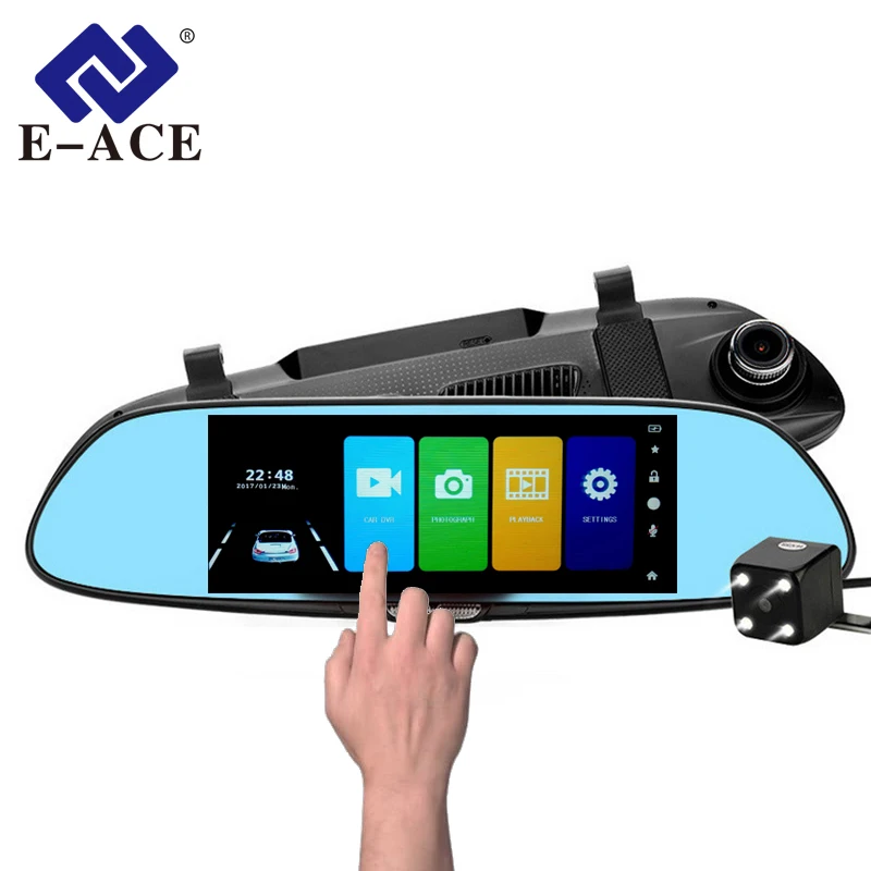 E ACE 7 0 Inch font b Car b font font b Dvr b font Mirror