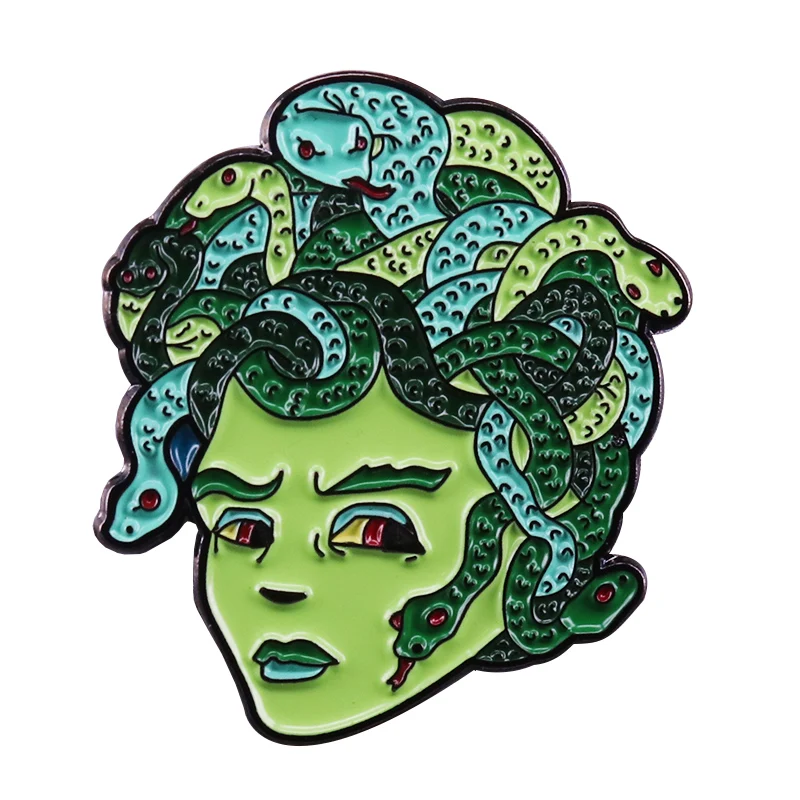 Medusa head badge greek mythology goddess pin Victorian art history jewelry gorgeous decor
Medusa head badge greek mythology goddess pin Victorian art history jewelry gorgeous decor
