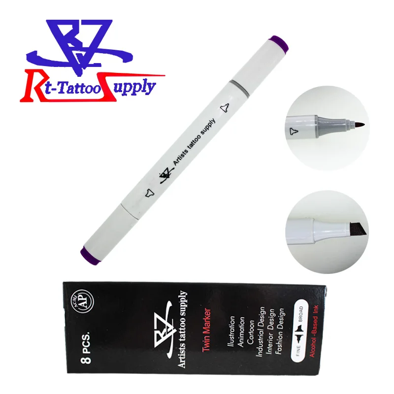YILONG Purple 8pcs/lot tattoo skin marker sterile surgical cosmetic positioning pen Surgical Skin Marker for eyebrow 
YILONG Purple 8pcs/lot tattoo skin marker sterile surgical cosmetic positioning pen Surgical Skin Marker for eyebrow
