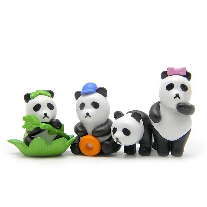 4 pcs/pack Hot Sale Miniature Dollhouse DIY Fairy Garden Landscape Pandas Craft Decor Home Decoration Accessories
4 pcs/pack Hot Sale Miniature Dollhouse DIY Fairy Garden Landscape Pandas Craft Decor Home Decoration Accessories