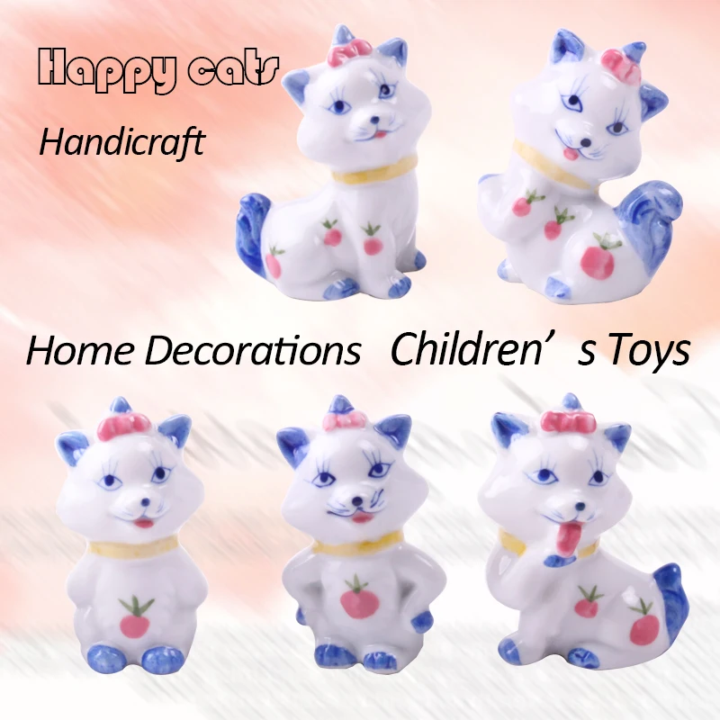 2017 New Arrival Modern Ceramic Handicrafts Animal Miniature Kawaii Decoration Cat Figurine Five Designs Happy Cats Best Gifts
2017 New Arrival Modern Ceramic Handicrafts Animal Miniature Kawaii Decoration Cat Figurine Five Designs Happy Cats Best Gifts