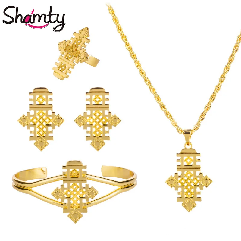 Shamty HOT Ethiopian Jewelry Sets Coptic Crosses Pure Gold Color Silver Color Sets Nigeria Eritrea Kenya Habesha style A30005
Shamty HOT Ethiopian Jewelry Sets Coptic Crosses Pure Gold Color Silver Color Sets Nigeria Eritrea Kenya Habesha style A30005