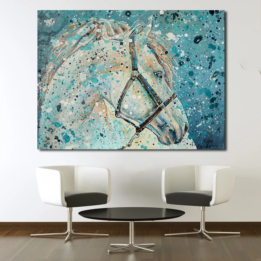 JQHYAR Wall Art Oil Painting Butiful Horse Posters and Prints Wall Pictures for Living Room Animal Poster on the Canvas No Frame
JQHYAR Wall Art Oil Painting Butiful Horse Posters and Prints Wall Pictures for Living Room Animal Poster on the Canvas No Frame