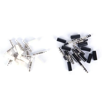 10Pcs/lot New 3.5mm Stereo Headset Plug With Tail 3 Pole 3.5mm Audio Plug Jack Adaptor Connector For Iphone 2 Colors
10Pcs/lot New 3.5mm Stereo Headset Plug With Tail 3 Pole 3.5mm Audio Plug Jack Adaptor Connector For Iphone 2 Colors