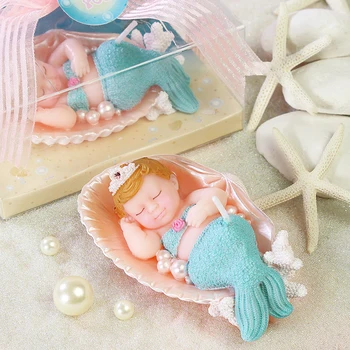 Romantic Scented Birthday Weddings Candles Cute Baby Mermaid Flameless Candles Cake DIY For Children Gifts Birthday Decoration
Romantic Scented Birthday Weddings Candles Cute Baby Mermaid Flameless Candles Cake DIY For Children Gifts Birthday Decoration
