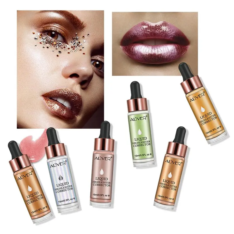 Face Makeup Liquid Highlighter Cream Shimmer Glow Ultra-concentrated illuminating Bronzing Drops
Face Makeup Liquid Highlighter Cream Shimmer Glow Ultra-concentrated illuminating Bronzing Drops
