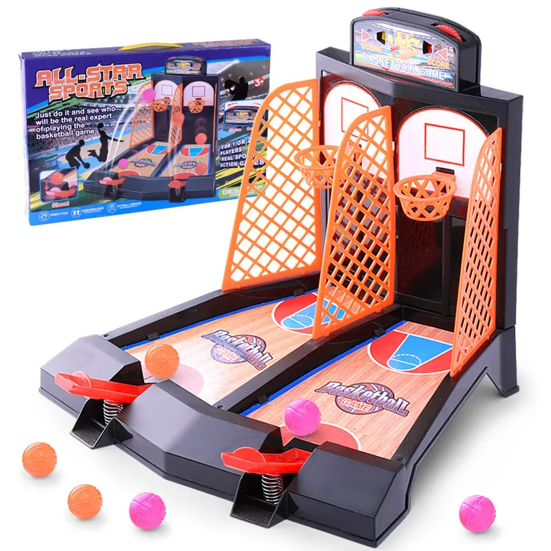 Kid Fun Gift Desktop Basketball Mini Finger Basket Toy Sports Child Table Games Double Play Interaction Toy
Kid Fun Gift Desktop Basketball Mini Finger Basket Toy Sports Child Table Games Double Play Interaction Toy