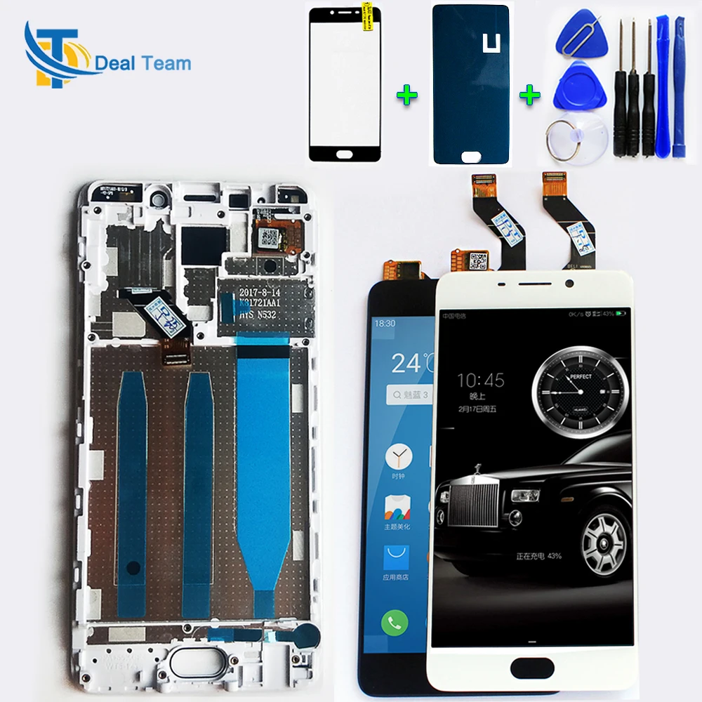 For Meizu M6 Note 5.5 inch Touch Screen Digitizer Assembly 1920*1080 LCD display Frame with 10 Point Touch Oleophobic Coating
For Meizu M6 Note 5.5 inch Touch Screen Digitizer Assembly 1920*1080 LCD display Frame with 10 Point Touch Oleophobic Coating