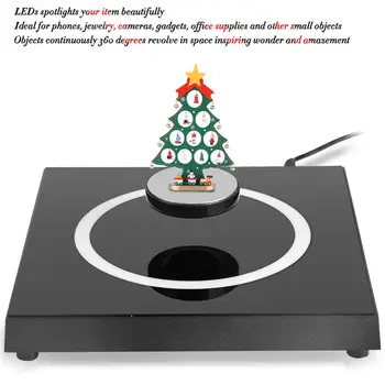 360 Degree LED Rotating Magnetic Display Levitation Floating Magnetic Floating Shelf Brackets Display Platform Holder
360 Degree LED Rotating Magnetic Display Levitation Floating Magnetic Floating Shelf Brackets Display Platform Holder