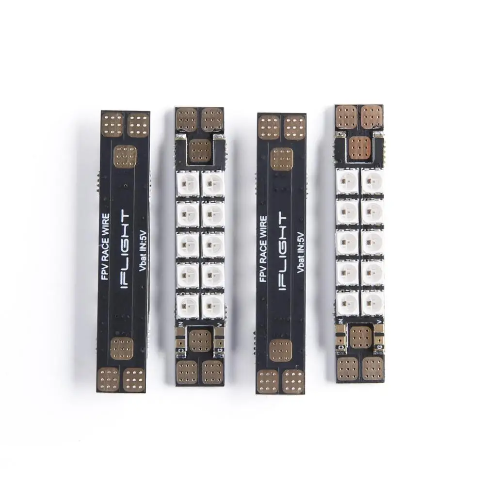 4pcs/set iFlight Power Distribution Board 5V 40A PDB with 10pcs 3535 RGB Multi-colors Led Strips/Race Wire for FPV RC Frame Dron
4pcs/set iFlight Power Distribution Board 5V 40A PDB with 10pcs 3535 RGB Multi-colors Led Strips/Race Wire for FPV RC Frame Dron