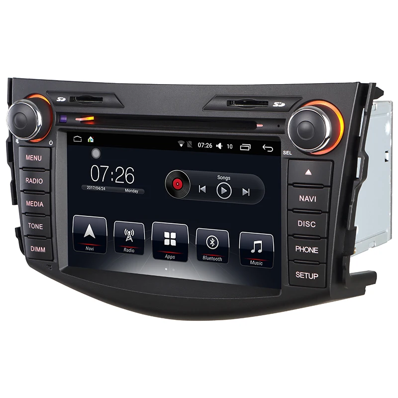 Android 7.1 Car Multimedia DVD Player For Toyota RAV4 2009-2011 GPS Navigation System With Carplay/Bluetooth/Navi/Mirror LinK
Android 7.1 Car Multimedia DVD Player For Toyota RAV4 2009-2011 GPS Navigation System With Carplay/Bluetooth/Navi/Mirror LinK