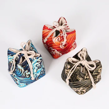 Portable Seawater Travel Small Tea cup Bag Storage Drawstring Bucket Bag Chinese style Cotton Linen Jewelry Pouch 1pcs 
Portable Seawater Travel Small Tea cup Bag Storage Drawstring Bucket Bag Chinese style Cotton Linen Jewelry Pouch 1pcs