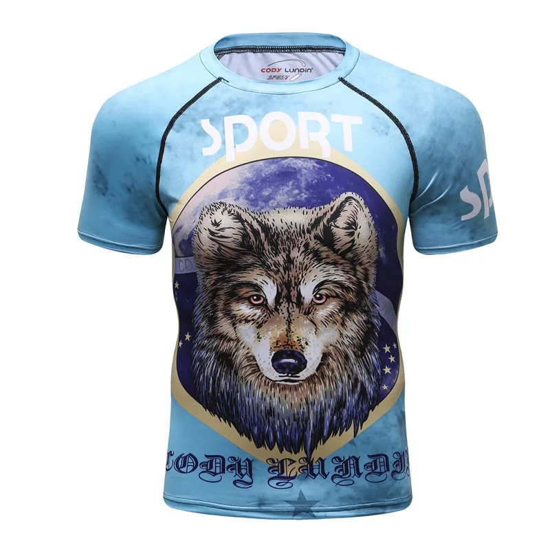 2018 New Compression Shirt Rashguard Short Sleeve 3D Print BJJ Jiu Jitsu T shirt Men's MMA Fitness Bodybuilding Crossfit Tops
2018 New Compression Shirt Rashguard Short Sleeve 3D Print BJJ Jiu Jitsu T shirt Men's MMA Fitness Bodybuilding Crossfit Tops
