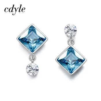 Cdyle Women Drop Earrings Embellished with crystal Earrings Luxury Gold Blue Purple Jewelry Square Stone Earring
Cdyle Women Drop Earrings Embellished with crystal Earrings Luxury Gold Blue Purple Jewelry Square Stone Earring