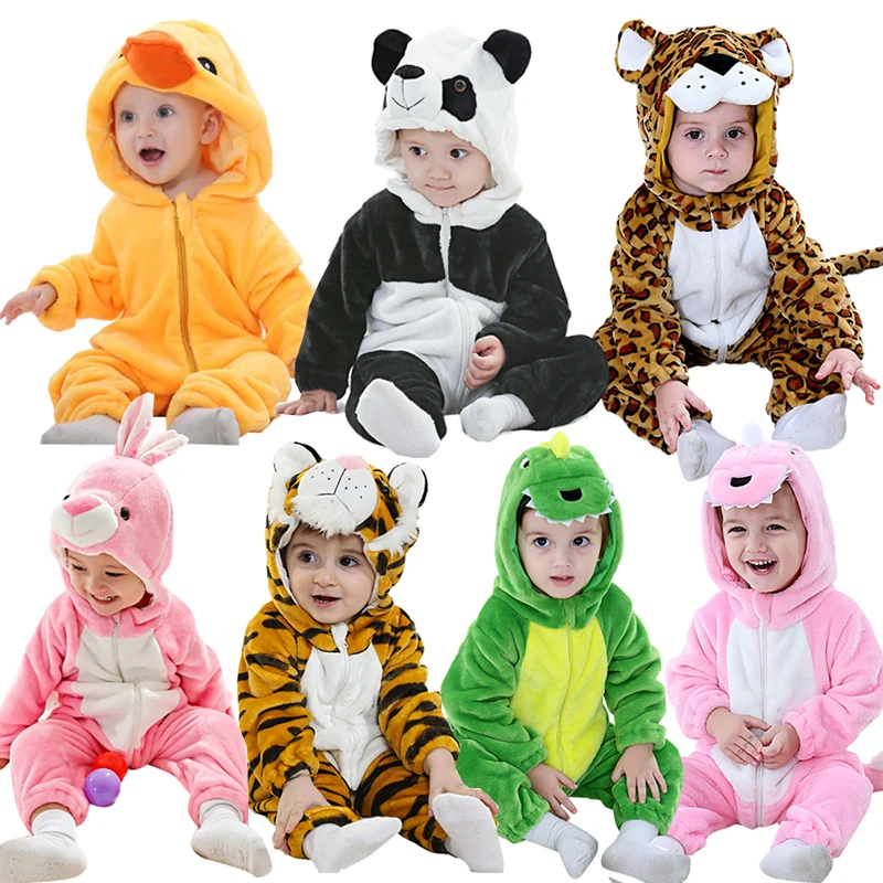 Baby Animal Flannel Romper Cute Boy Girl Panda Tiger Hooded Playsuit Toddler Bebe Infant Warm Home Wear Onesies Baby Clothes
Baby Animal Flannel Romper Cute Boy Girl Panda Tiger Hooded Playsuit Toddler Bebe Infant Warm Home Wear Onesies Baby Clothes