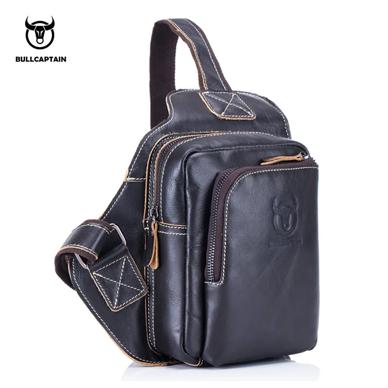 BULLCAPTAIN 2019 High Quality Men Genuine Leather Cowhide Chest Back Day Pack Travel Fashion CrossBody Messenger Shoulder Bag
BULLCAPTAIN 2019 High Quality Men Genuine Leather Cowhide Chest Back Day Pack Travel Fashion CrossBody Messenger Shoulder Bag