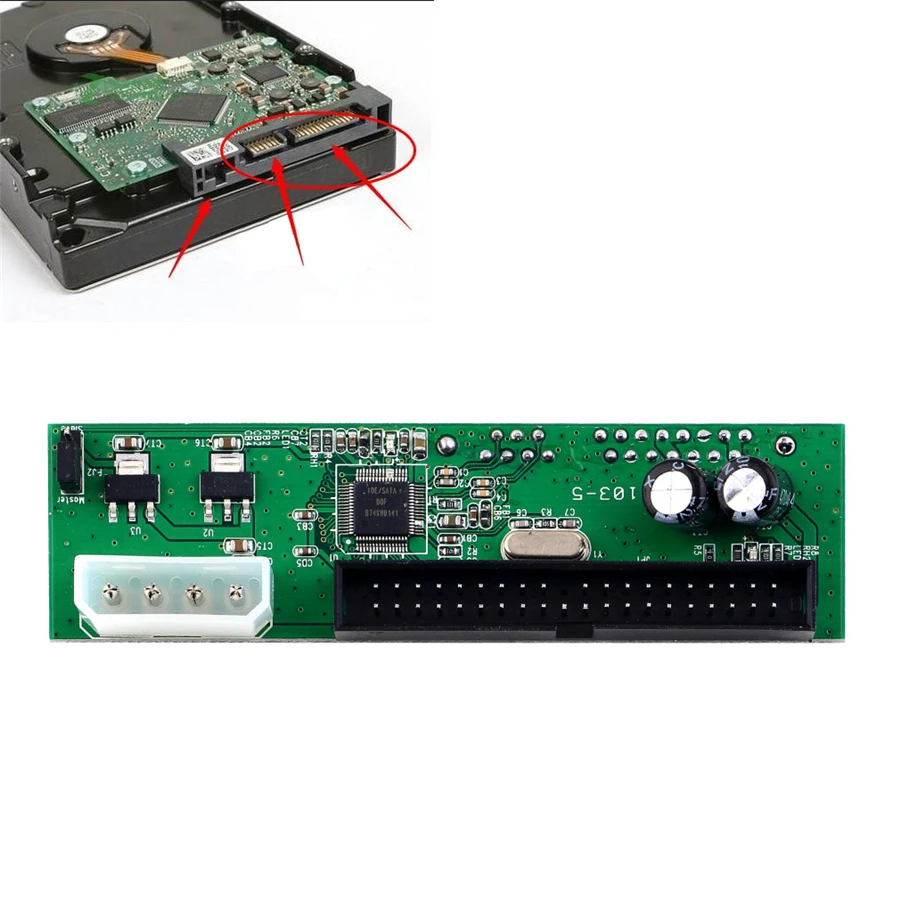 IDE to SATA Adapter Converter Plug Module for ATA 100/133 for 3.5/2.5 SATA HDD DVD Wholesale
IDE to SATA Adapter Converter Plug Module for ATA 100/133 for 3.5/2.5 SATA HDD DVD Wholesale