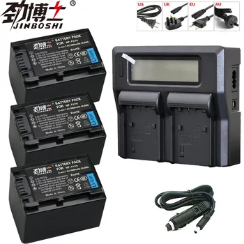 3pc 2600mAh NP-FV70 NP FV70 NPFV70 Battery + Dual LCD Charger for Sony NP-FV50 FV30 NP-FV100 HDR-CX230 HDR-CX150E HDR-CX170
3pc 2600mAh NP-FV70 NP FV70 NPFV70 Battery + Dual LCD Charger for Sony NP-FV50 FV30 NP-FV100 HDR-CX230 HDR-CX150E HDR-CX170