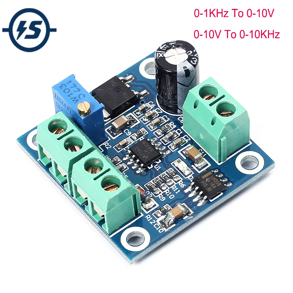 Voltage Frequency/Frequency Voltage Converter Digital Analog Signal Conversion Module 0-1KHz To 0-10V / 0-10V To 0-10KHz
Voltage Frequency/Frequency Voltage Converter Digital Analog Signal Conversion Module 0-1KHz To 0-10V / 0-10V To 0-10KHz